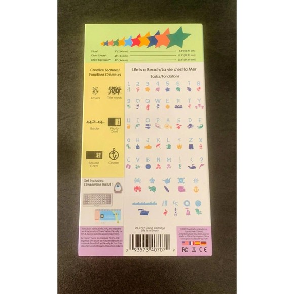 Cricut Cartridge "LIFE IS A BEACH" - Picture 5 of 5